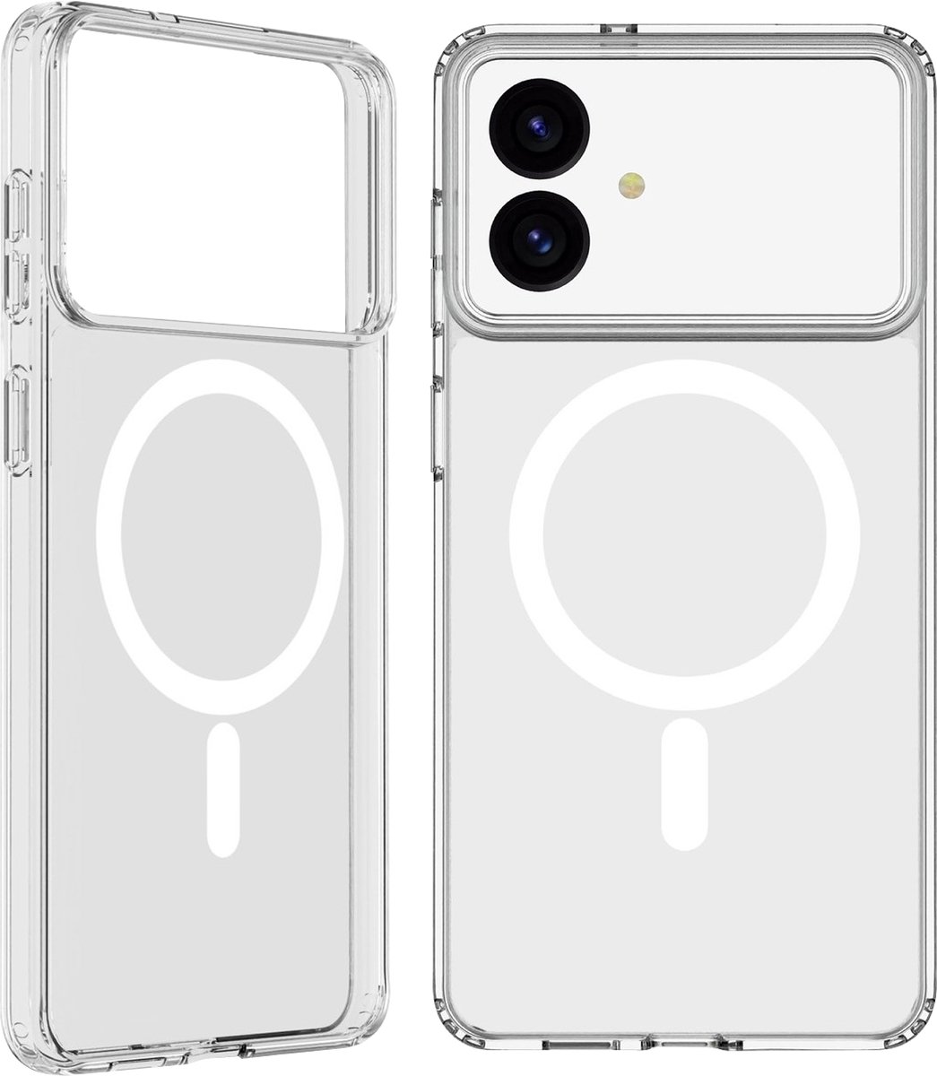 Cellularline Clear Mag Hoesje - Geschikt voor Samsung Galaxy S26 Plus - MagSafe & Anti-Yellow & Antibacterieel - Transparant