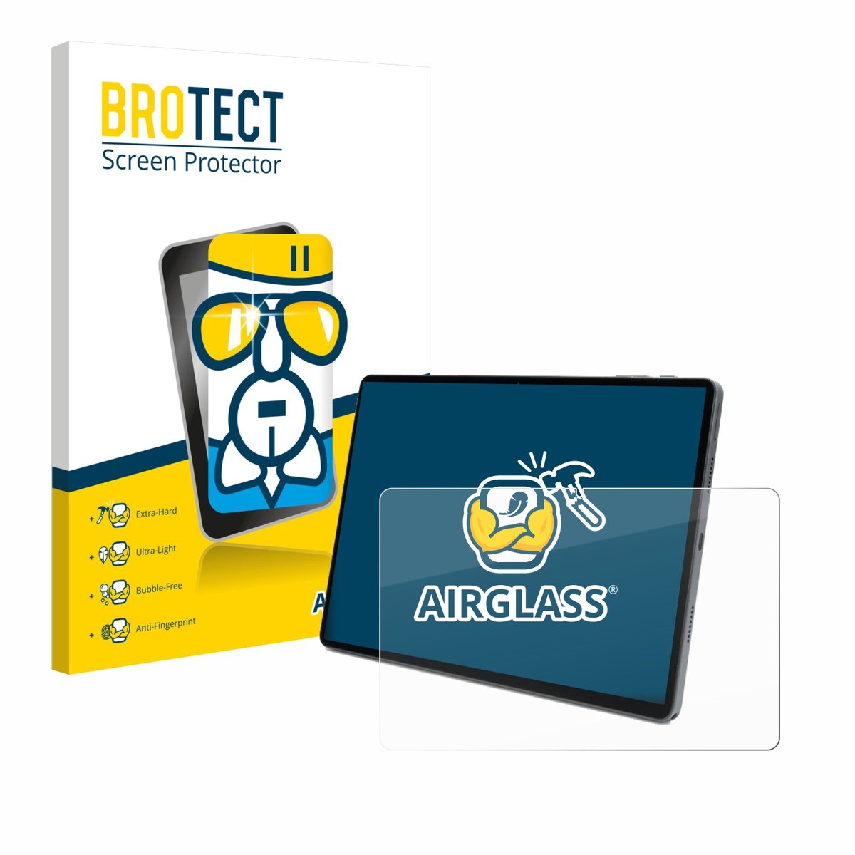Screenprotector voor Terra Pad 1007 10.95" Beschermglas transparant