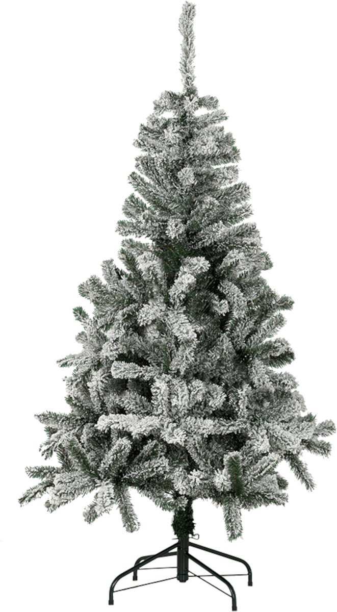 GUIRMA - Luxe kunstkerstboom met sneeuweffect 210 cm realistisch en stabiel