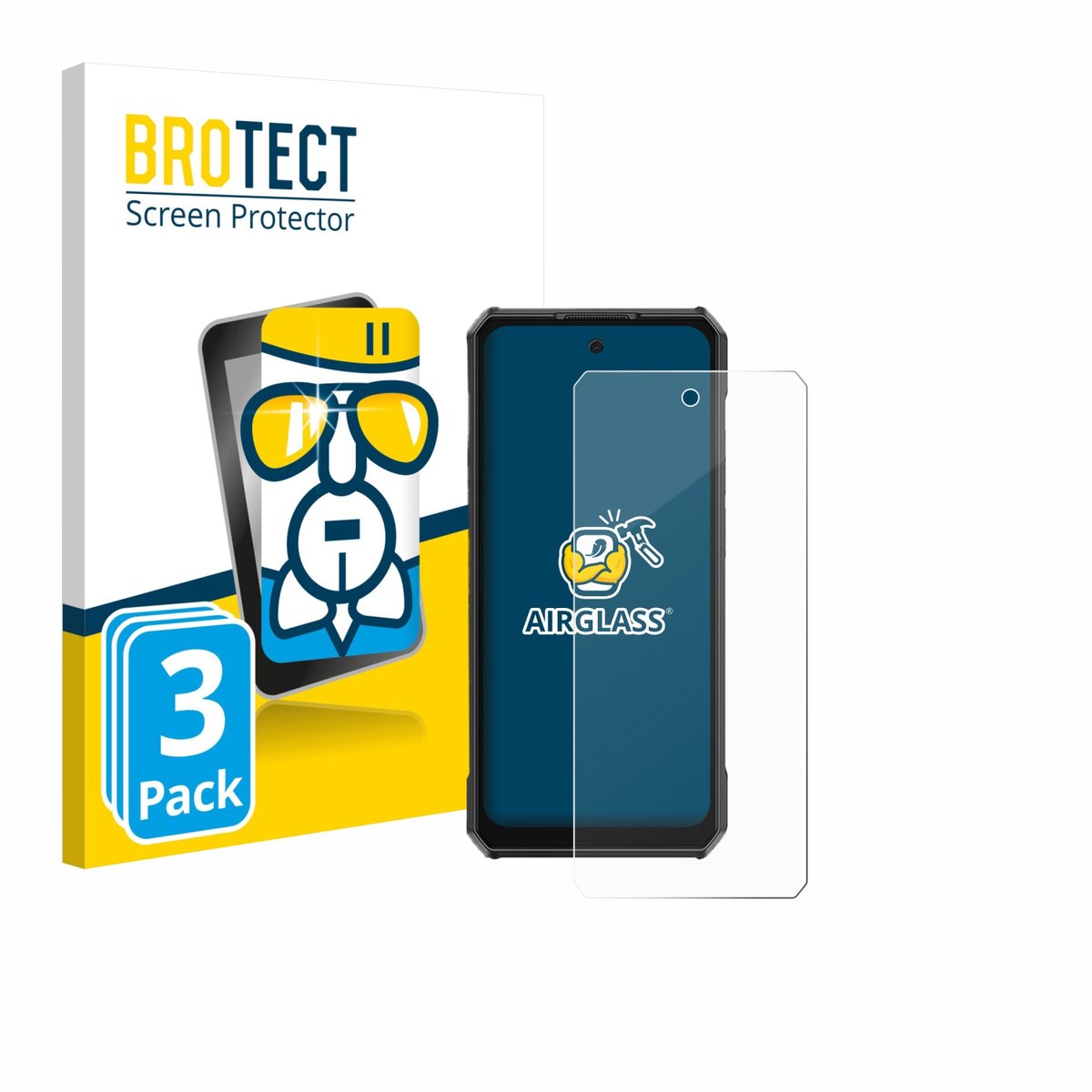 Screenprotector 3 Stuks voor Ulefone Armor 30 Pro Beschermglas transparant