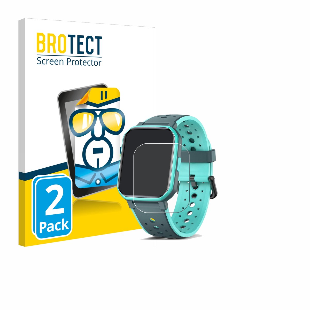 BROTECT - Screenprotector voor Joyele H79 1.5" - Folie Beschermfolie transparant 2 Stuks