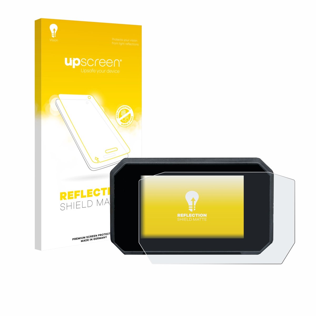 upscreen - Screenprotector voor Suzuki GSX-S1000GT - Folie Beschermfolie anti glare matte