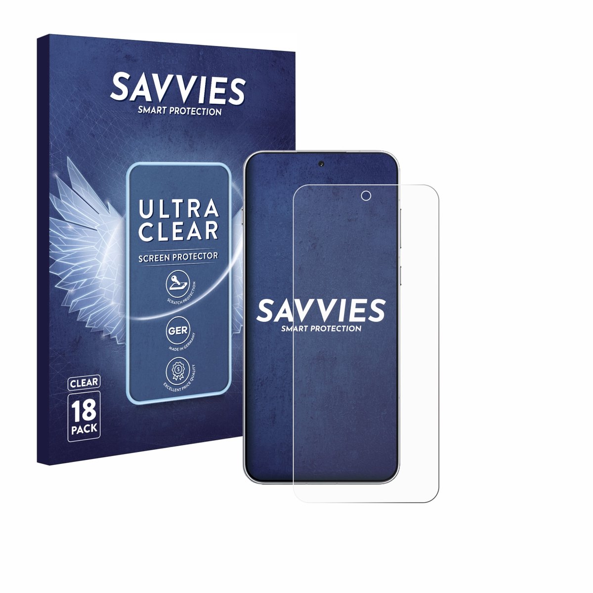 Savvies - Screenprotector voor OnePlus Ace 6 - Folie Beschermfolie transparant 18 Stuks