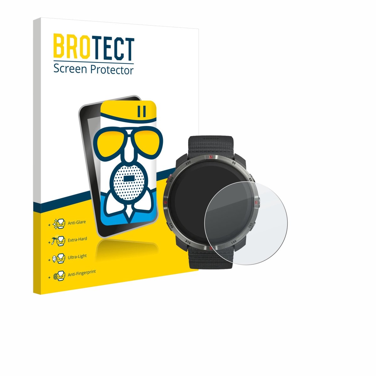 BROTECT - Screenprotector voor Polar Grit X2 - Folie Beschermfolie Beschermglas matte