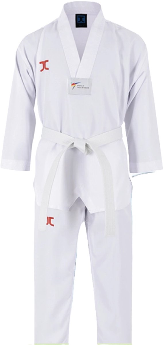 JCalicu Basic Uniform WT approved | Wit (Maat: 140)
