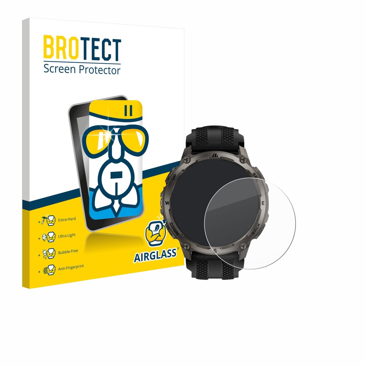 Screenprotector voor Kospet Tank T4 Beschermglas transparant