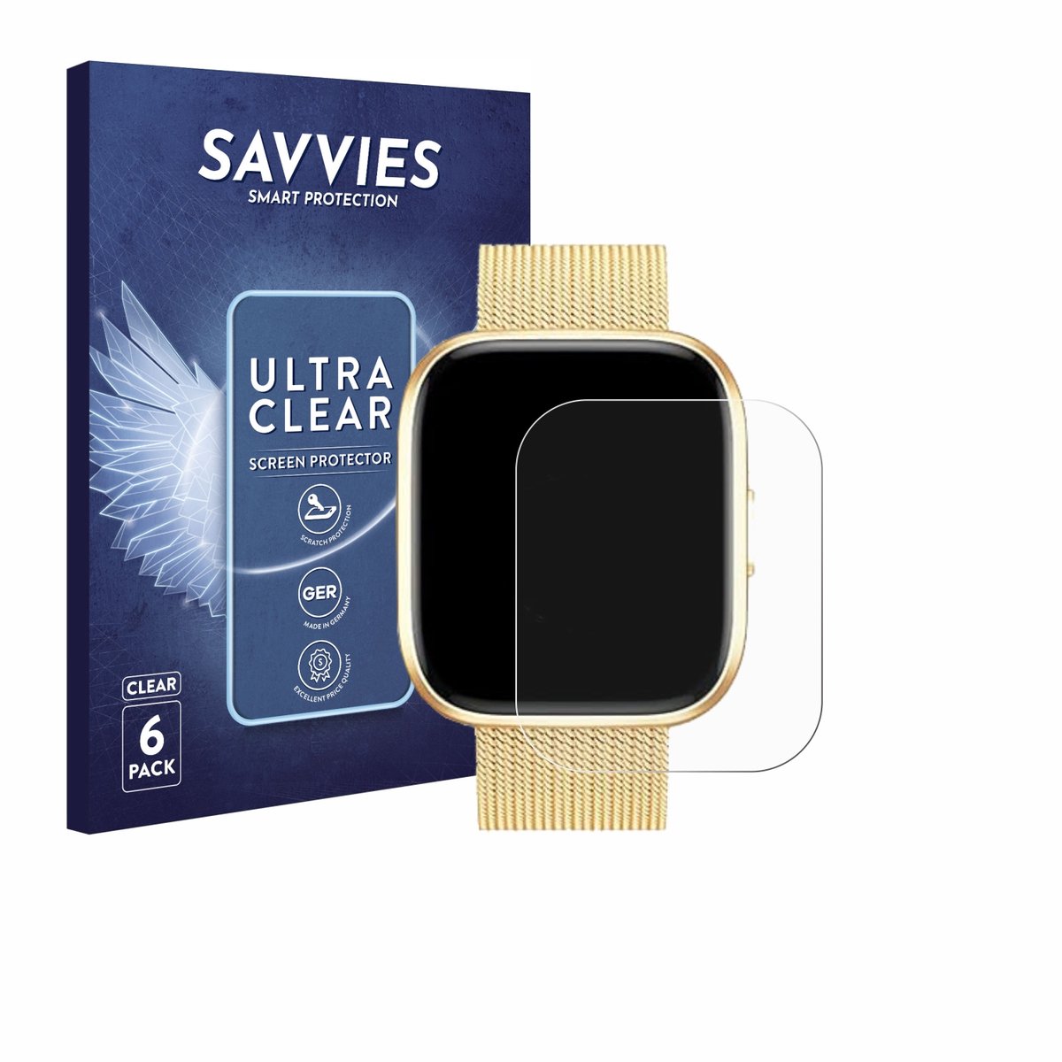 Savvies - Screenprotector voor taopodo P114 1.85" - Folie Beschermfolie transparant 6 Stuks