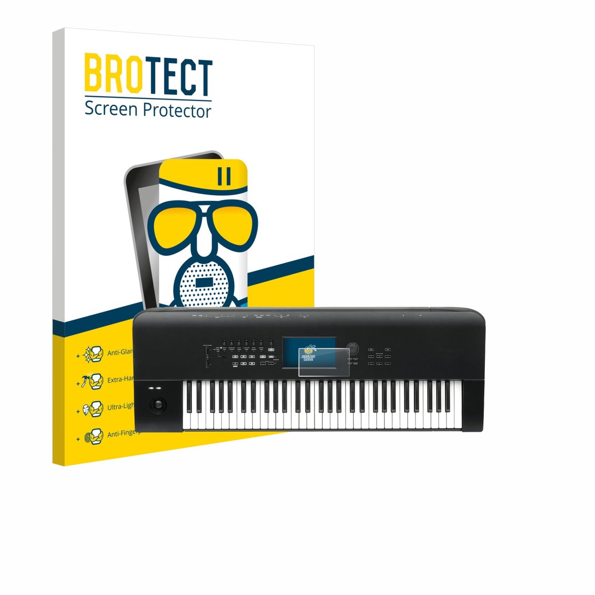 BROTECT - Screenprotector voor KORG Nautilus 61 - Folie Beschermfolie Beschermglas matte