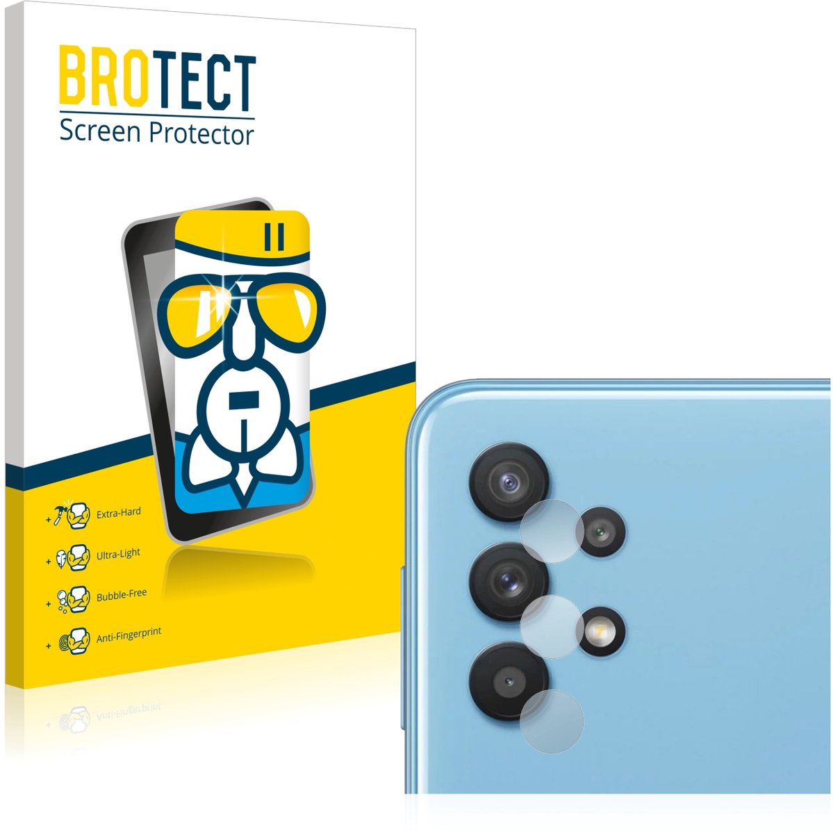 Screenprotector voor Samsung Galaxy A32 5G (ALLEEN Camera Lens) Beschermglas transparant