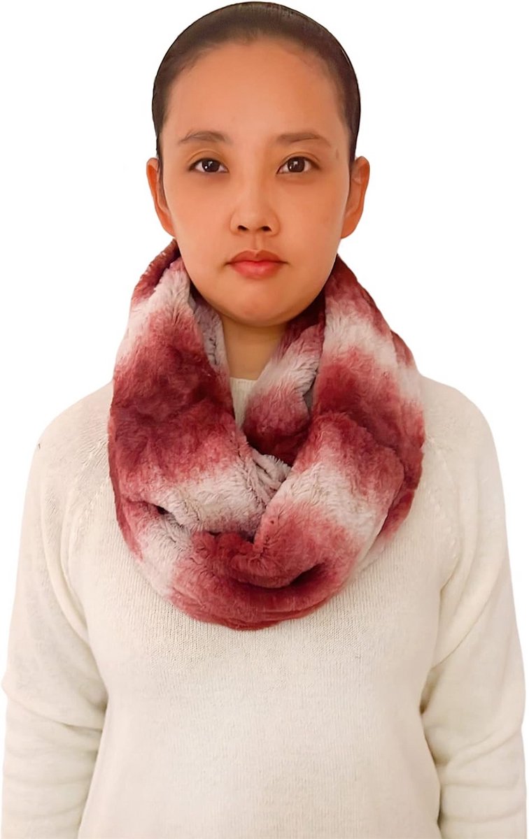 Unisex One Size Infinity Sjaal Snood Ultra Zacht Faux Fur