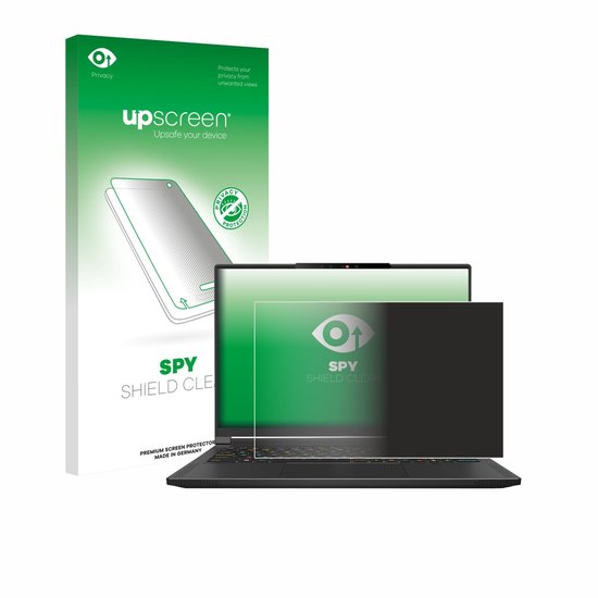 upscreen - privacy screenprotector voor MSI Stealth A16 AI+ - Folie Beschermfolie Blauwlichtfilter