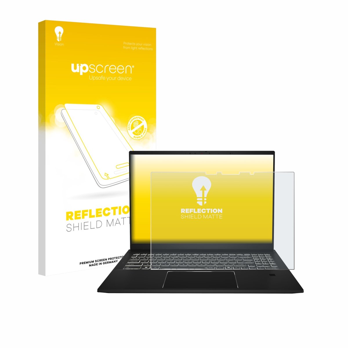 upscreen - Screenprotector voor MSI Summit A16 AI+ - Folie Beschermfolie anti glare matte