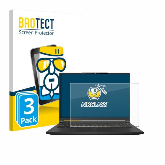 Screenprotector 3 Stuks voor MSI Stealth A16 AI+ Beschermglas transparant