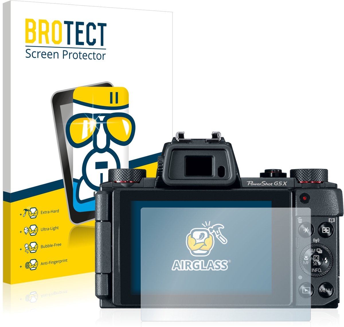 Screenprotector voor Canon PowerShot G5 X Beschermglas transparant