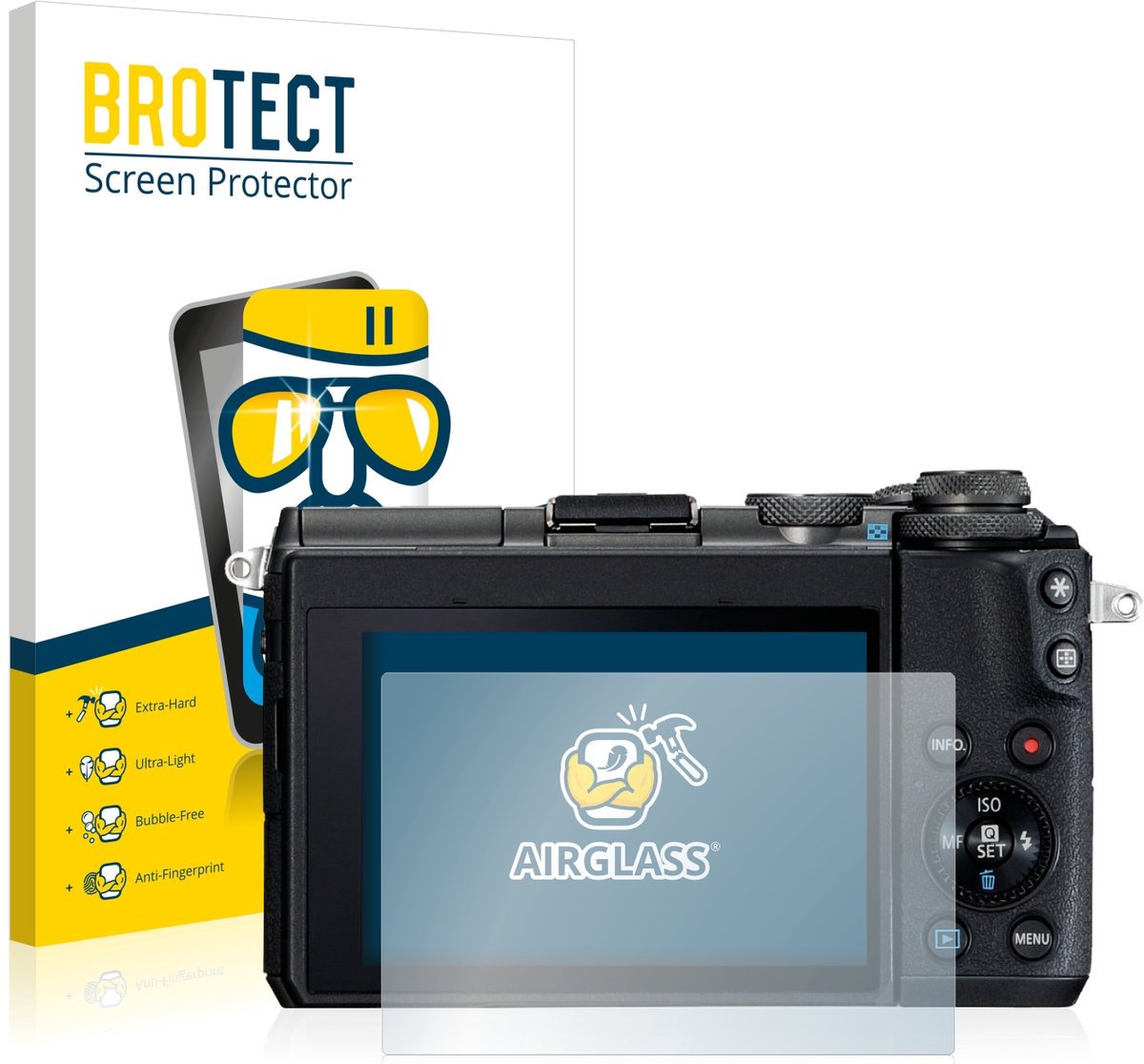 Screenprotector voor Canon EOS M6 Beschermglas transparant