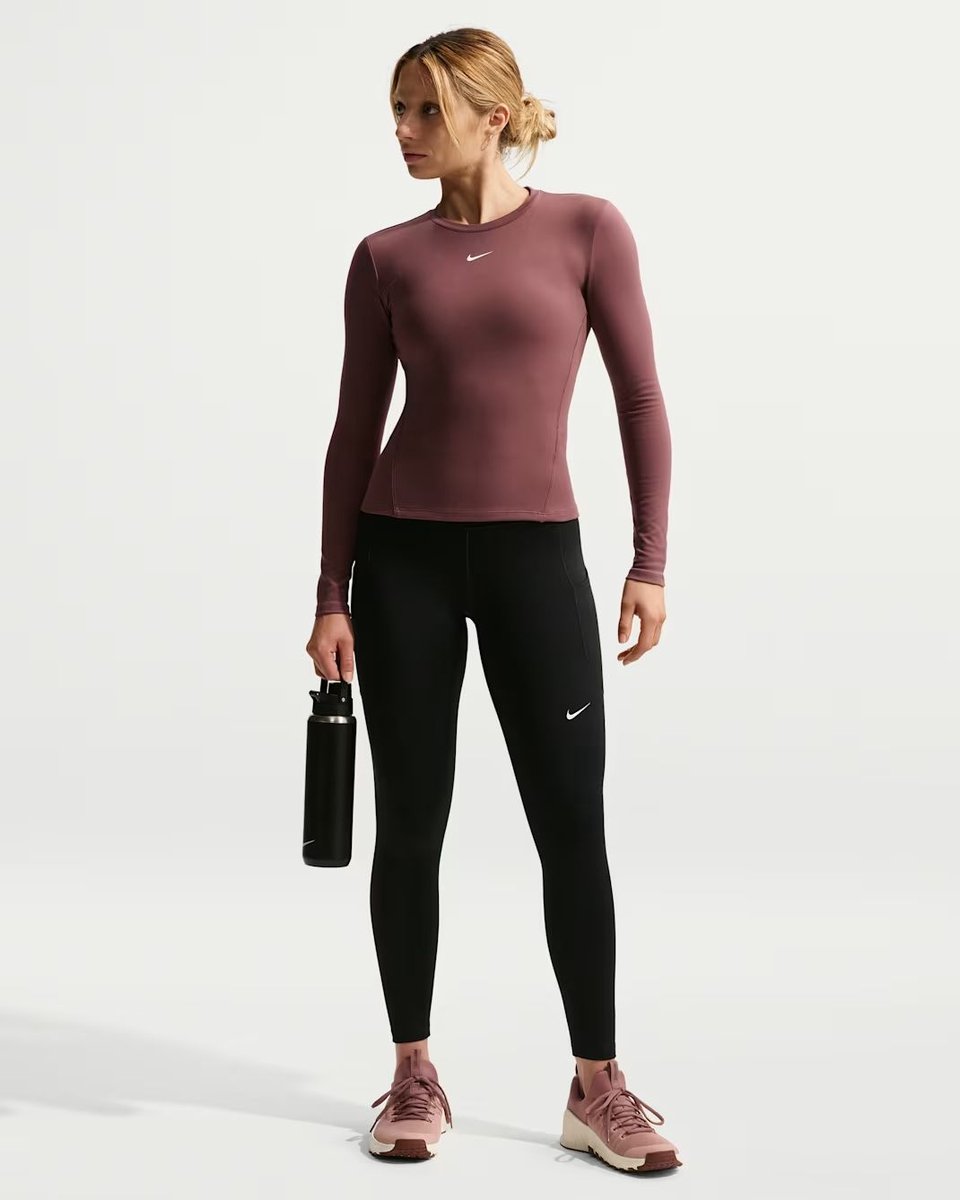 NIKE one women’s high-waisted 7/8 l Lange trainingslegging dames Zwart