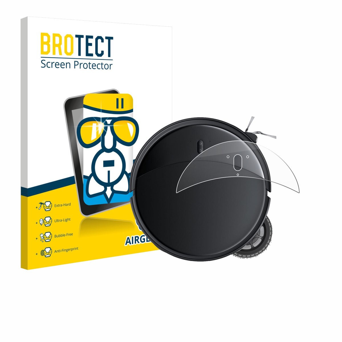 Screenprotector voor Roborock Saros 10R Beschermglas transparant