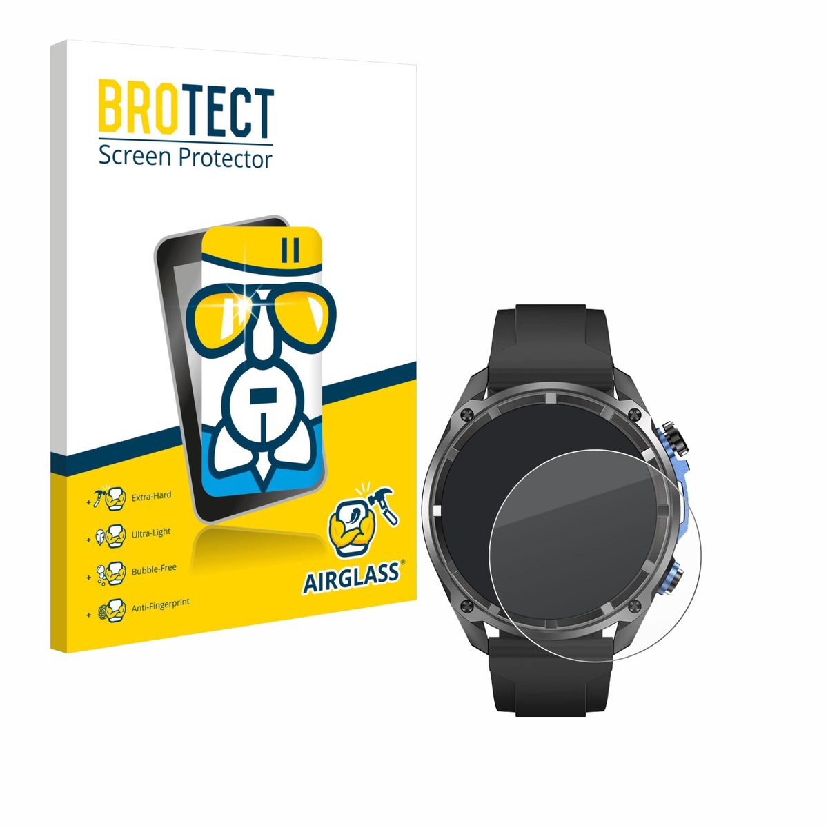Screenprotector voor DTNO.1 DTG1 1.43" Beschermglas transparant