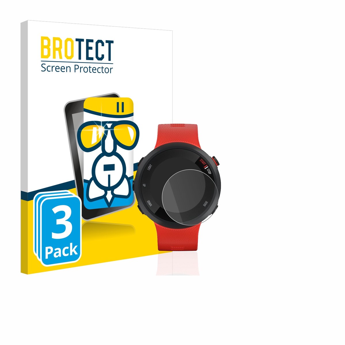 Screenprotector 3 Stuks voor Garmin Forerunner 45 Beschermglas transparant
