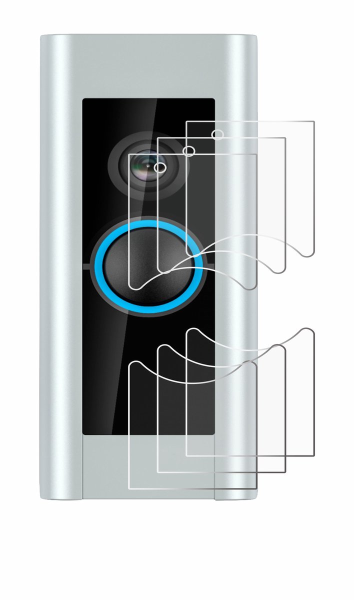 Savvies - Screenprotector voor Ring Video Doorbell Pro (Version 2) - Folie Beschermfolie transparant 18 Stuks – foto 5