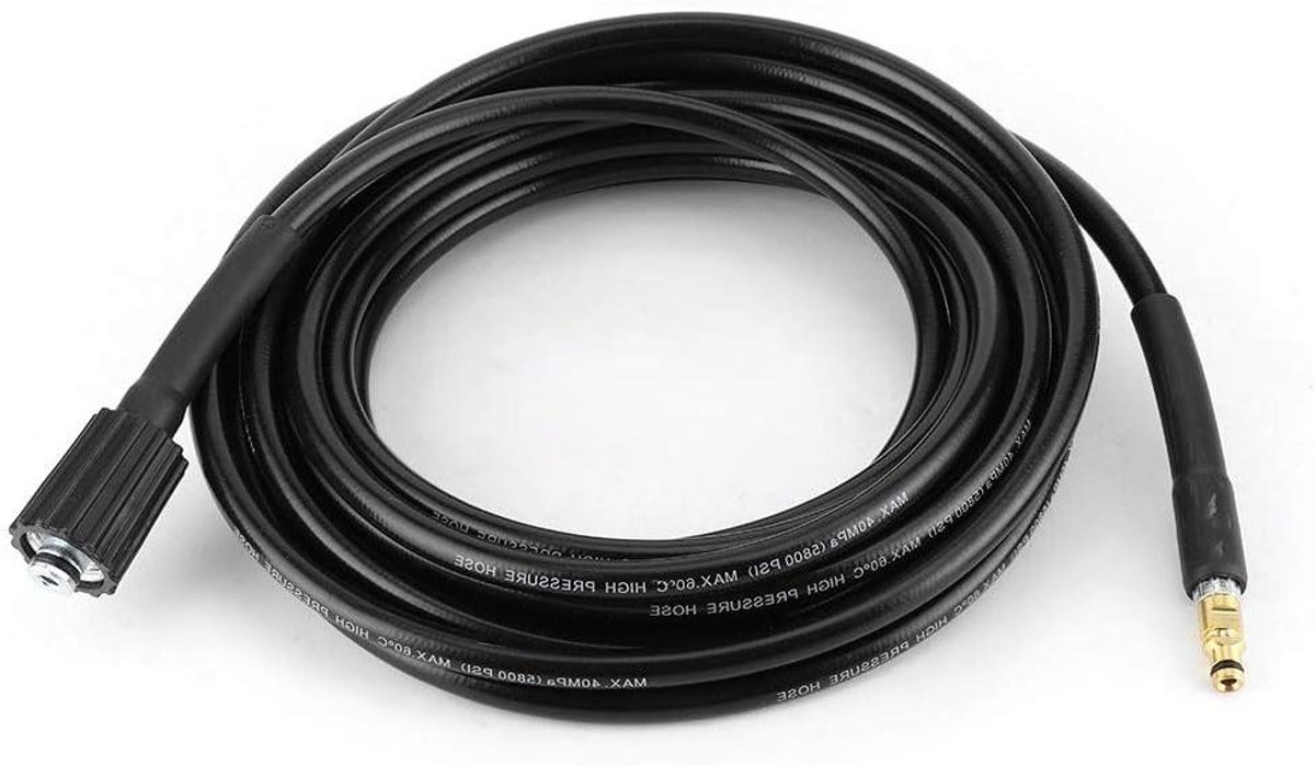 Wasmachine Slang voor Hoge Druk Water Reiniging - 40MPa, Rubberen Pijp (6 meter)
