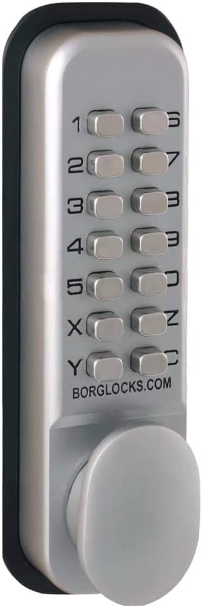 Digitaal Deurslot met Drukknop en Hendel - Badkamer en Toilet Toegangscontrole