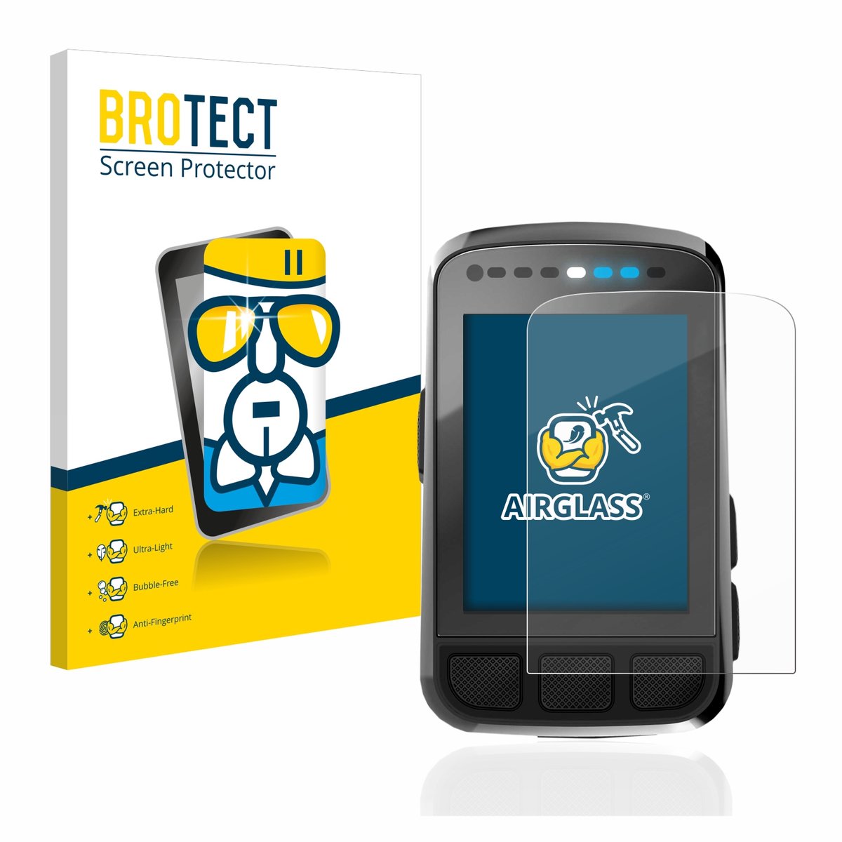 Screenprotector voor Wahoo Elemnt Bolt V2 GPS Beschermglas transparant