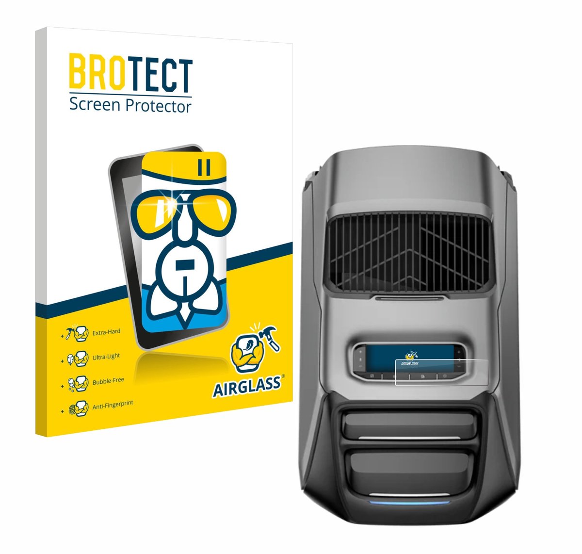 Screenprotector voor EcoFlow Wave 3 Beschermglas transparant