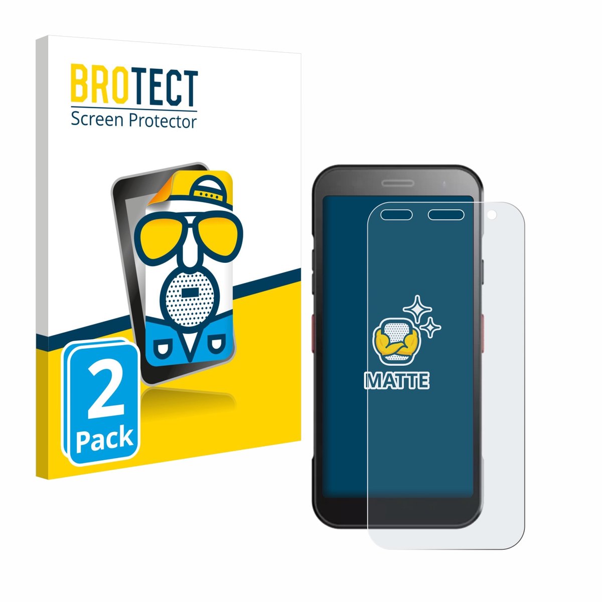 BROTECT - Screenprotector voor Honeywell CT32 - Folie Beschermfolie matte 2 Stuks