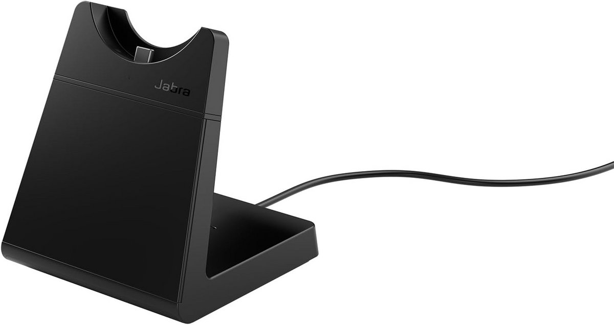 Professionele Draadloze Headset Mono met Noise Cancelling Microfoon en USB-C Opladen