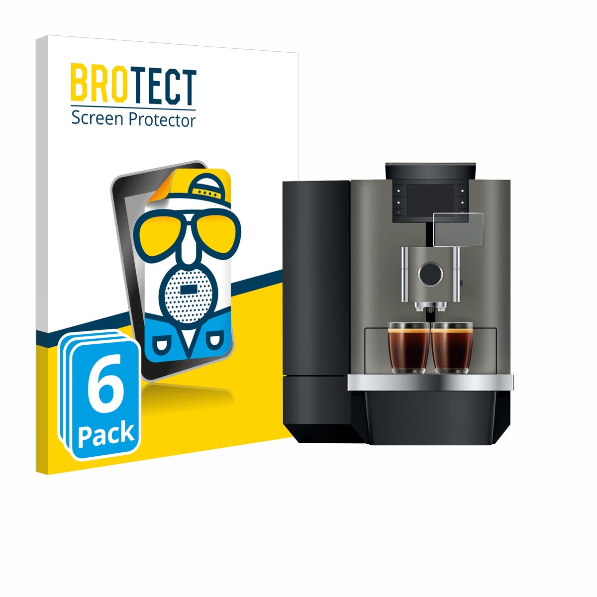 BROTECT - Screenprotector voor Jura X10 - Folie Beschermfolie matte 6 Stuks