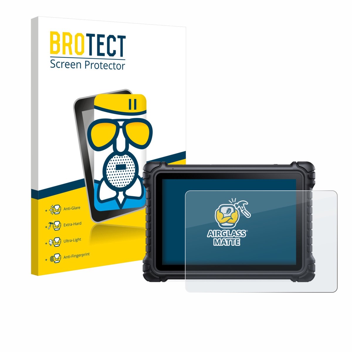 BROTECT - Screenprotector voor iCarsoft CR Eagle - Folie Beschermfolie Beschermglas matte
