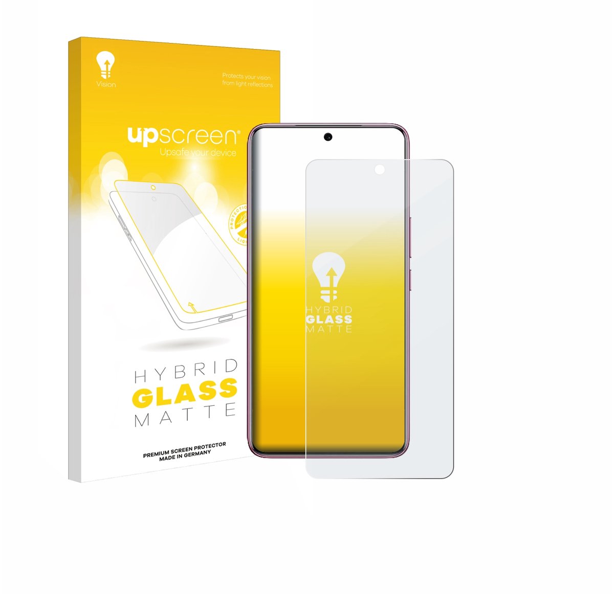 upscreen - Screenprotector voor Vivo V60e - Folie Beschermfolie Beschermglas matte