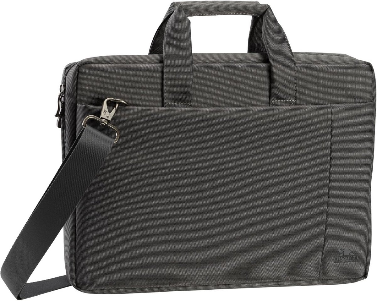 Compacte Laptoptas 15,6 Inch met Gevoerd Vak en Veel Opbergruimte - Zwart