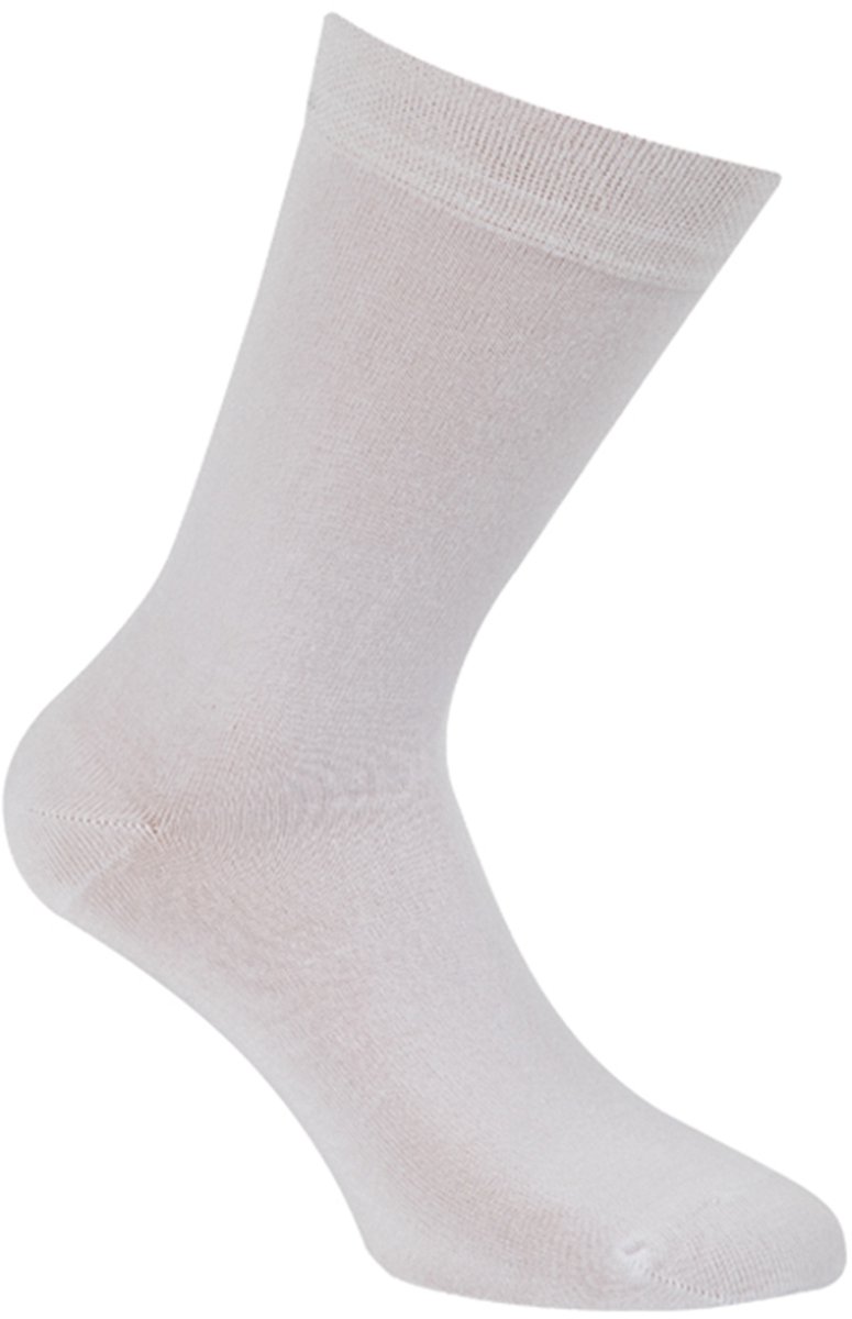 Boru Bamboo - Nette Sokken - Wit - 39-42 - Bamboe Sokken - Naadloos - Ademend - Anti-Zweet - 2301