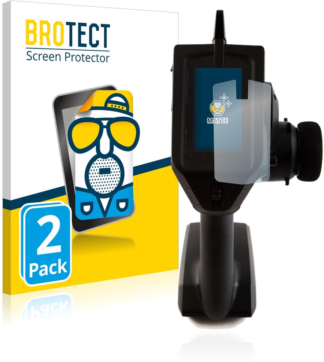 BROTECT - Screenprotector voor Spektrum DX5R - Folie Beschermfolie matte 2 Stuks