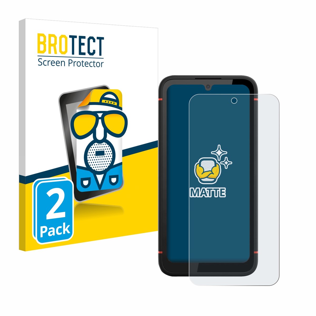 BROTECT - Screenprotector voor Gigaset GX4 / GX4 Pro - Folie Beschermfolie matte 2 Stuks