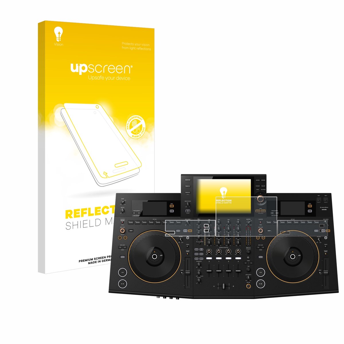 upscreen - Screenprotector voor Pioneer OPUS-QUAD - Folie Beschermfolie anti glare matte