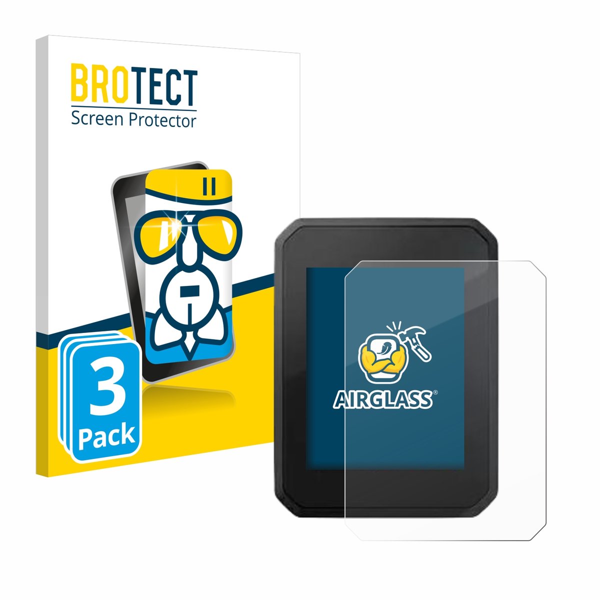 Screenprotector 3 Stuks voor FIT Display Compact 2.0 Beschermglas transparant