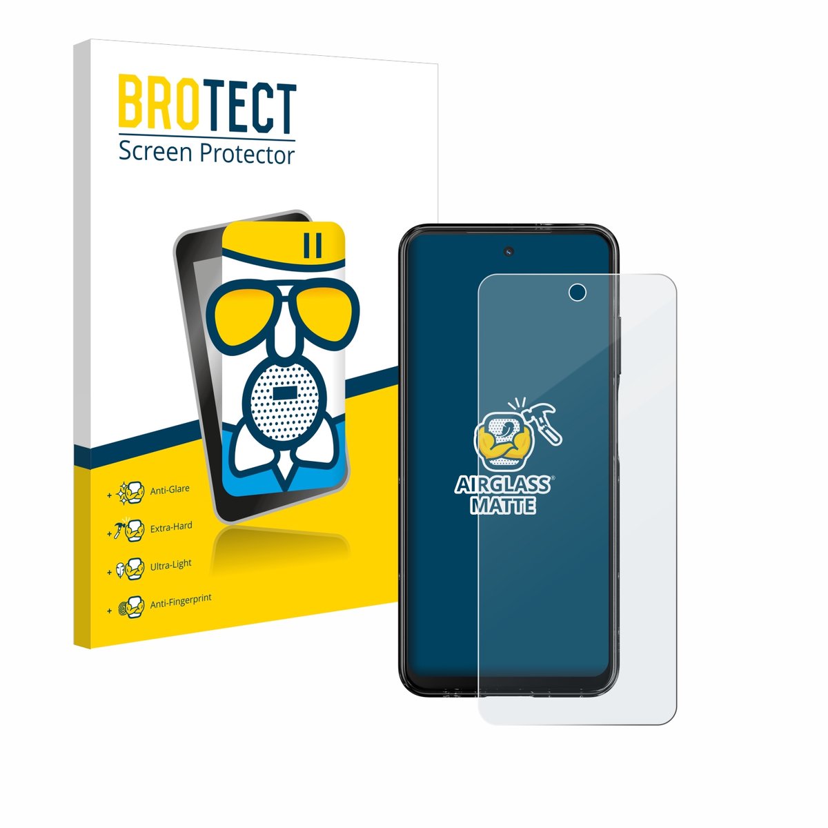 BROTECT - Screenprotector voor HMD Fusion - Folie Beschermfolie Beschermglas matte