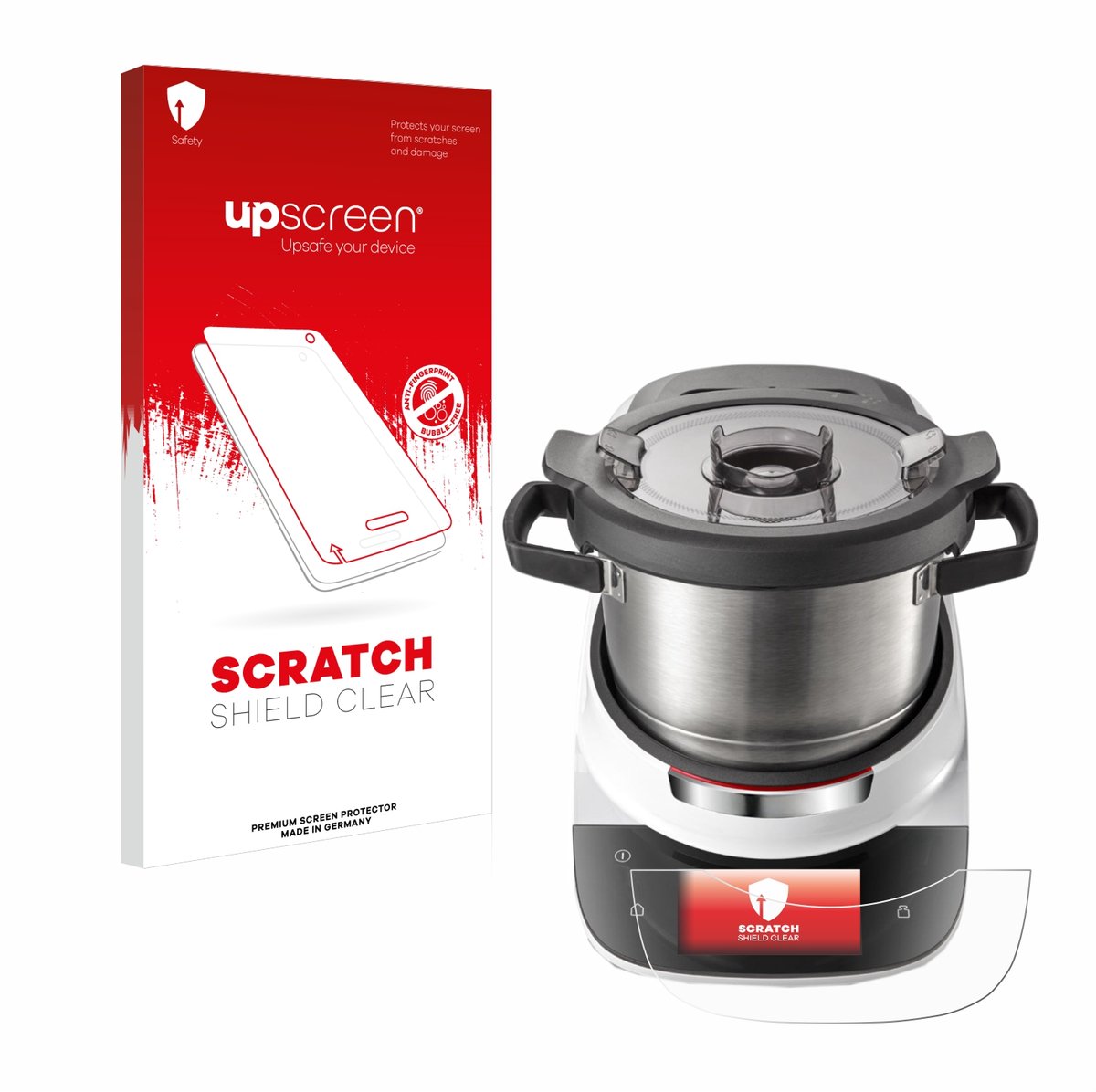 upscreen - Screenprotector voor Bosch Cookit - Folie Beschermfolie transparant