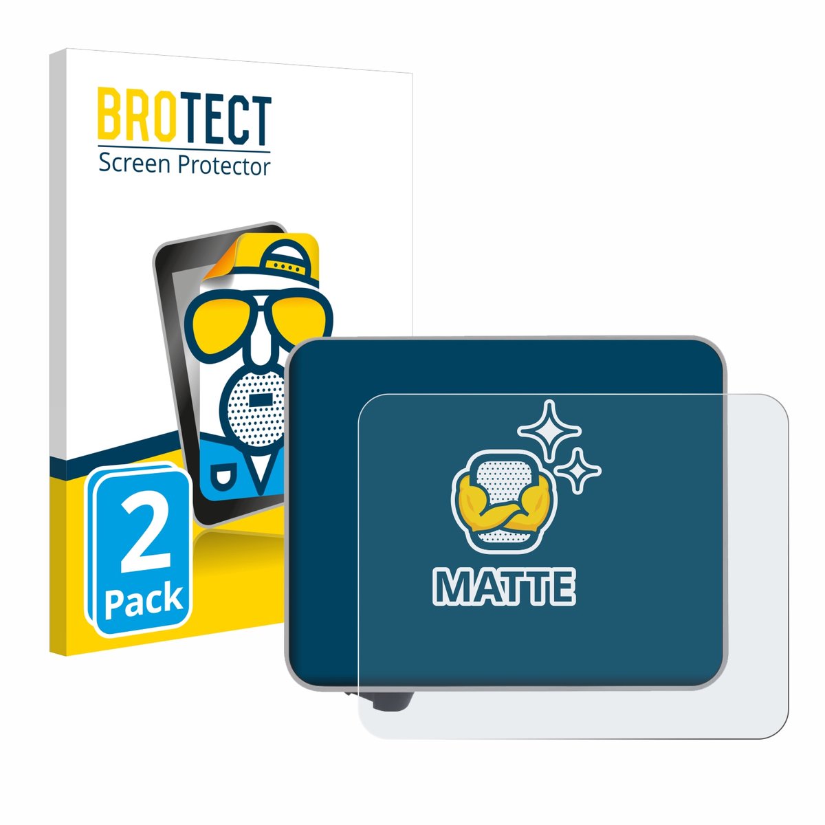 BROTECT - Screenprotector voor Bambu Lab A1 3D Printer - Folie Beschermfolie matte 2 Stuks