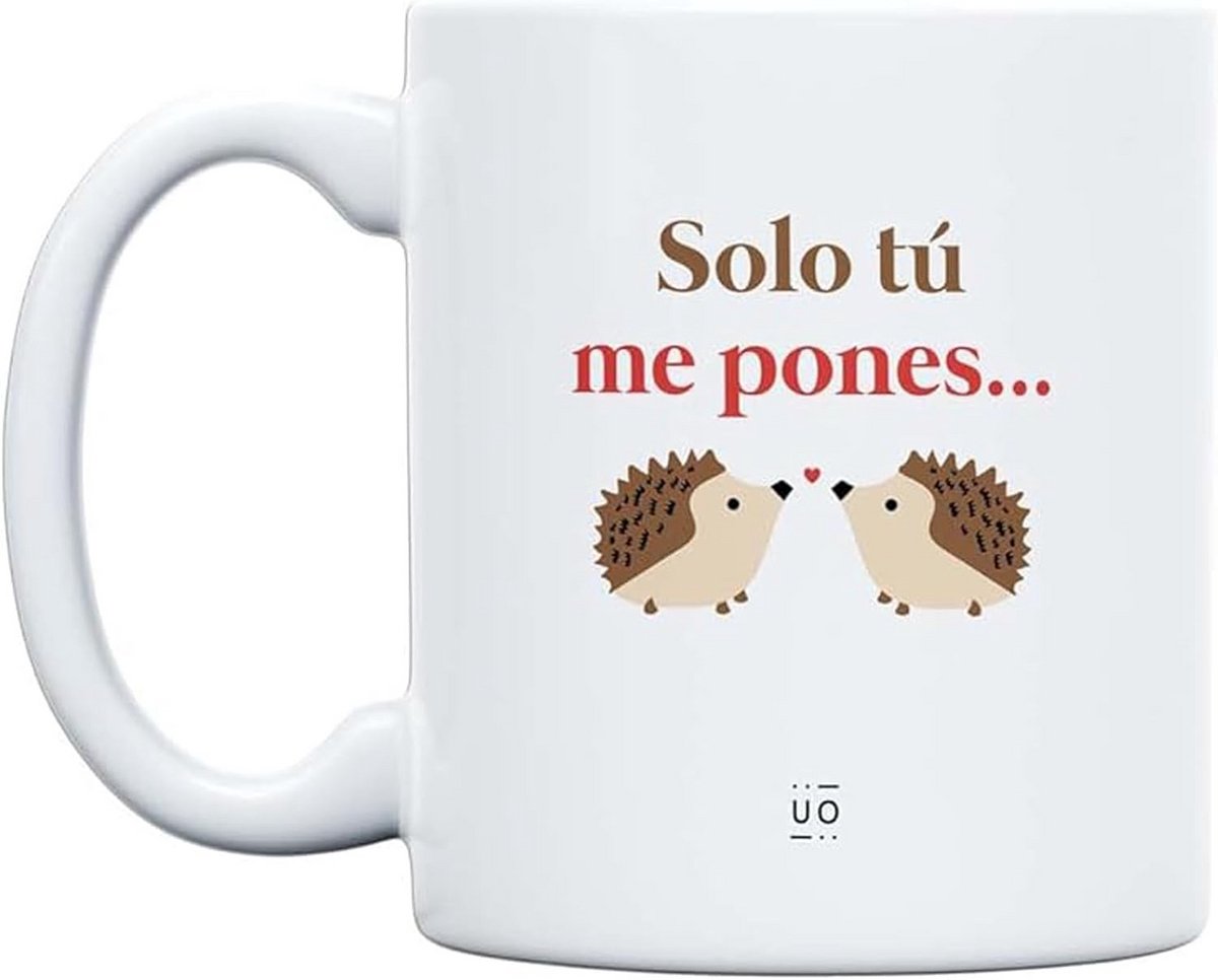 Porseleinen Mok met Unieke Duitse Tekst - Koffiemok Cadeau