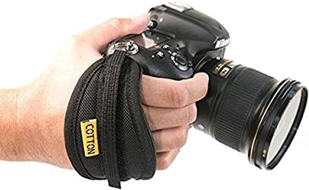 Universele Veiligheidsgreep voor Camera's en Action Cams - Bevestiging en Stabilisatie