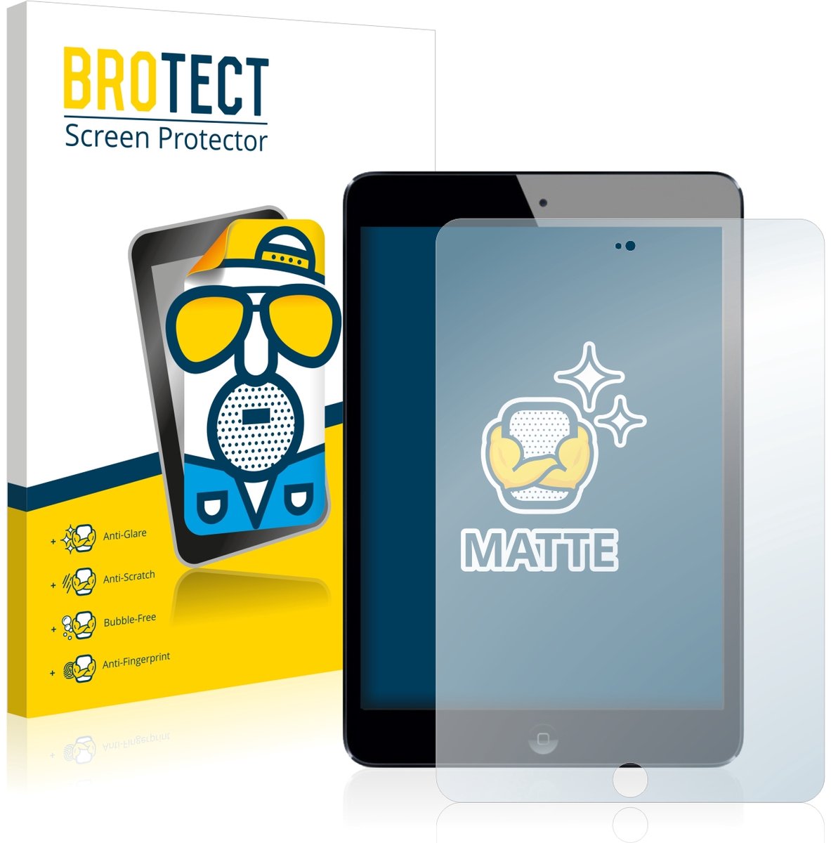 BROTECT - Screenprotector voor Apple iPad Mini 3 2014 - Folie Beschermfolie matte 2 Stuks