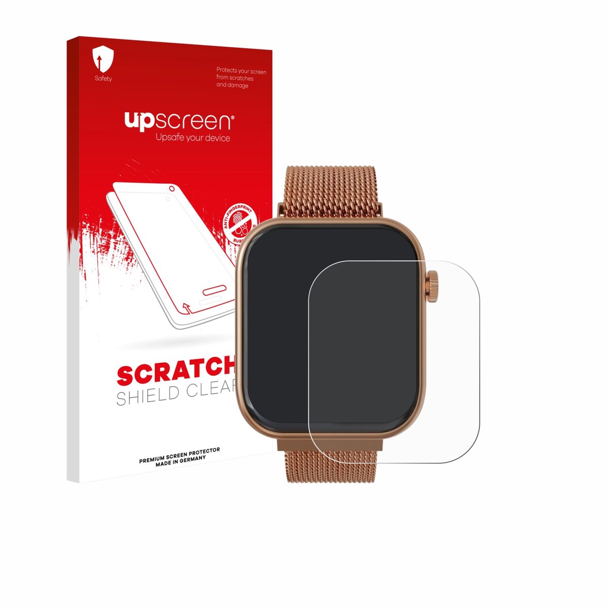 upscreen - Screenprotector voor Techmade M-GLAM011 1.75" - Folie Beschermfolie transparant