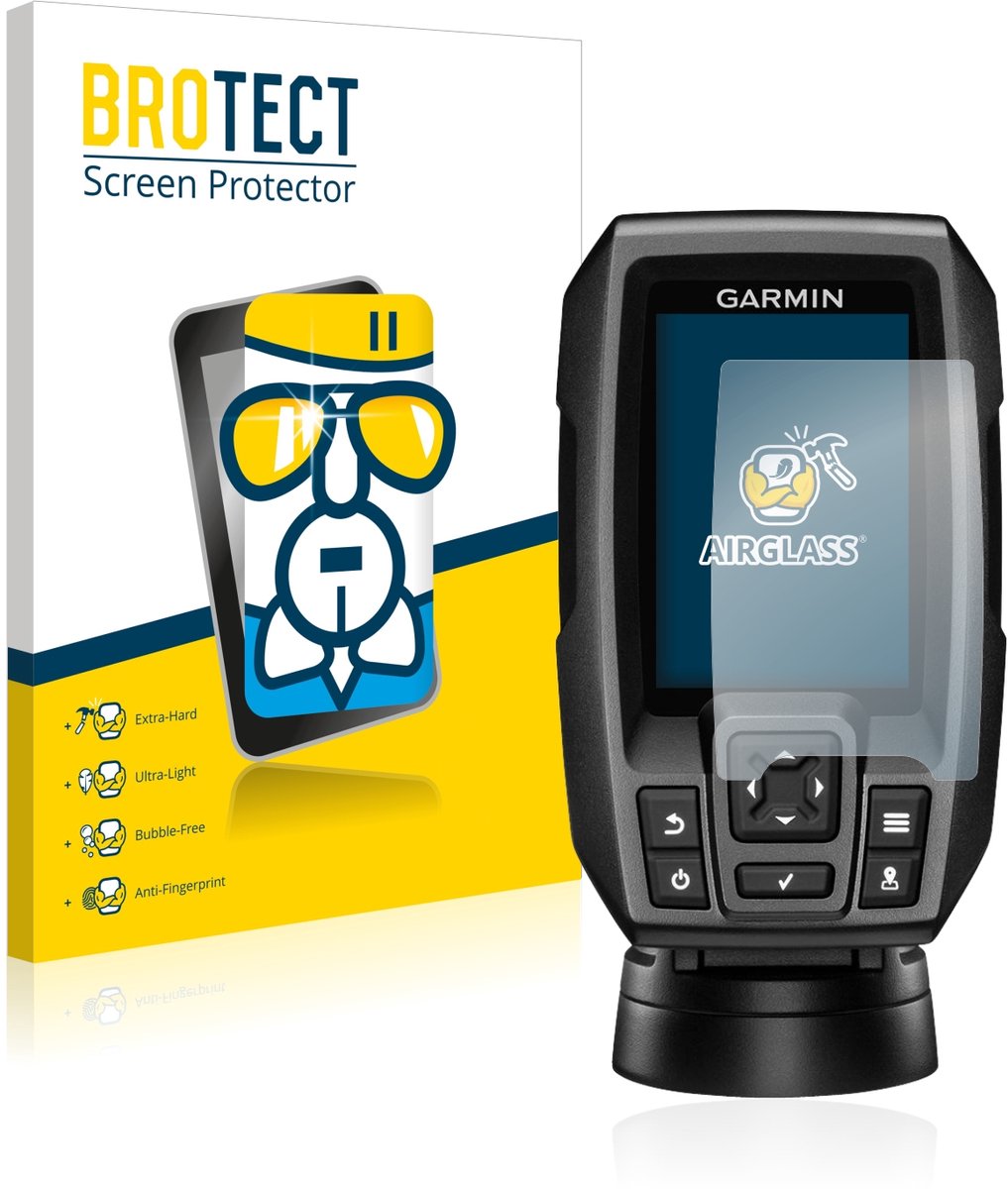 Screenprotector voor Garmin Striker 4 Beschermglas transparant