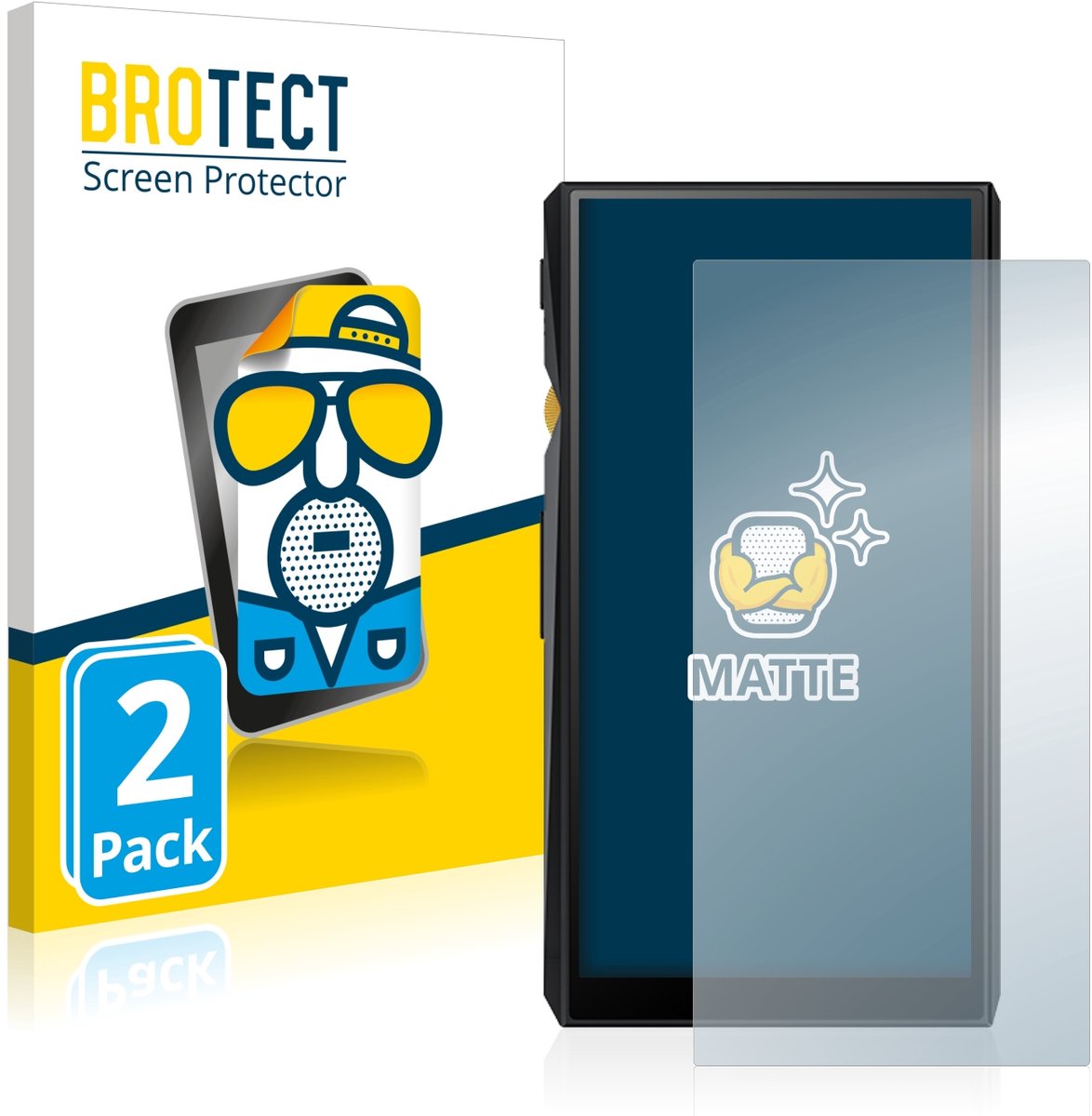 BROTECT - Screenprotector voor FiiO M11 - Folie Beschermfolie matte 2 Stuks