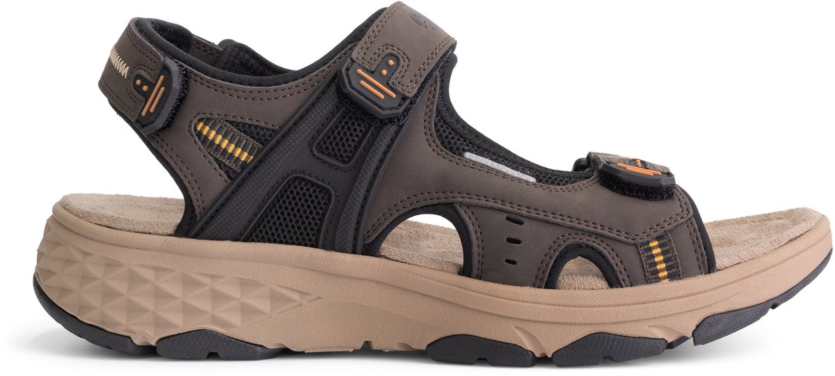 Travelin’ Bergnas Heren Wandelsandalen Donkerbruin
