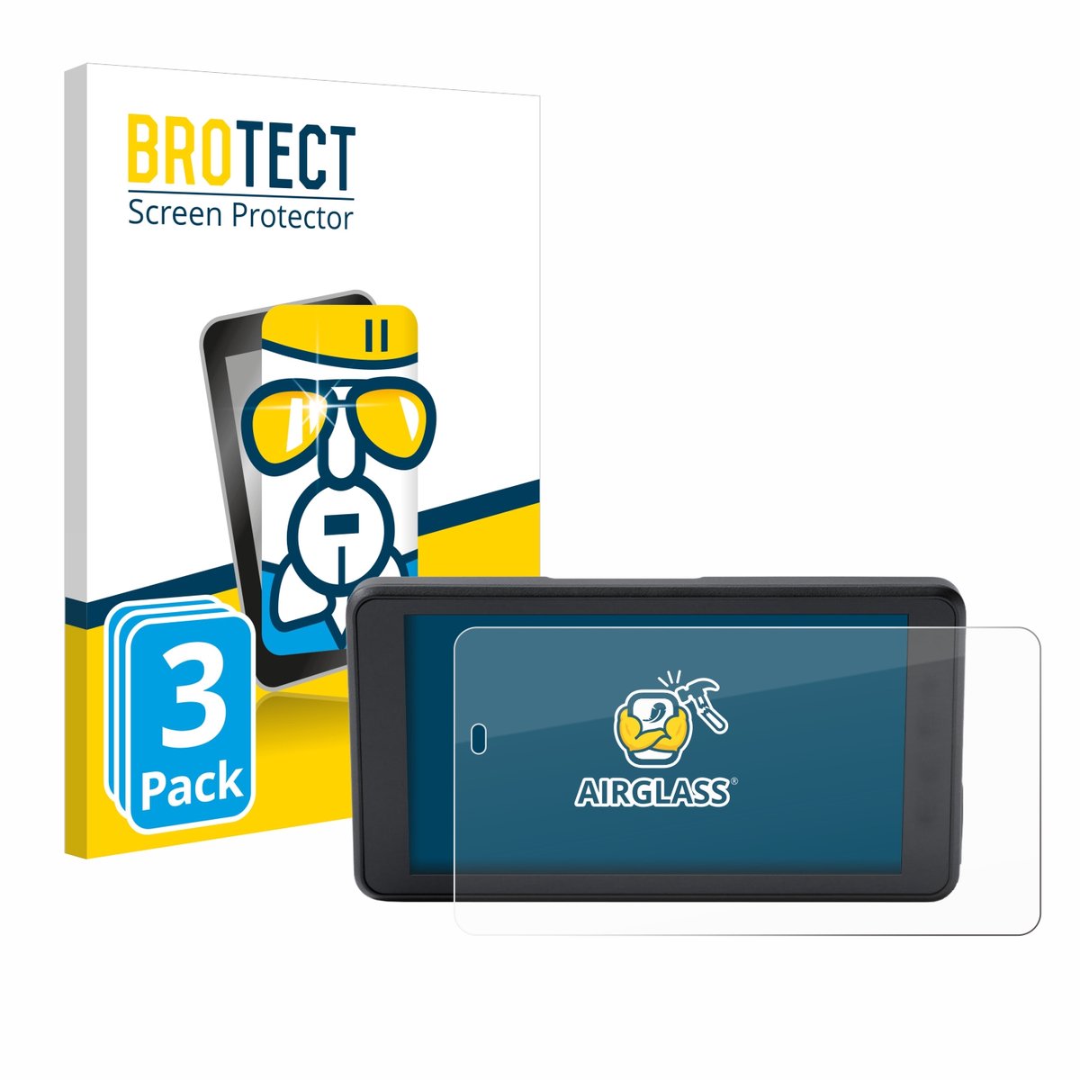 Screenprotector 3 Stuks voor BMW ConnectedRide Navigator Beschermglas transparant